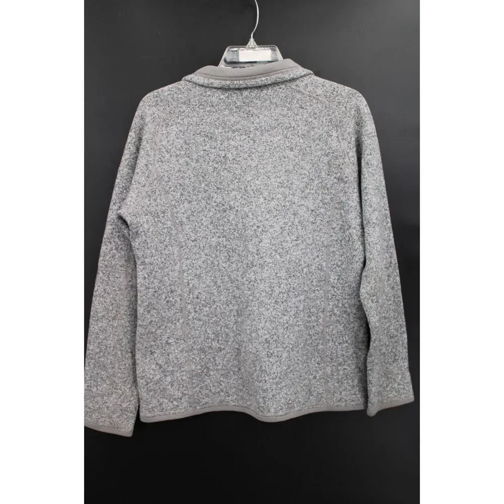 Patagonia Womens 1/2 Zip Better Sweater Size Large GRAY - Picture 6 of 8